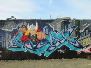 Thor street art